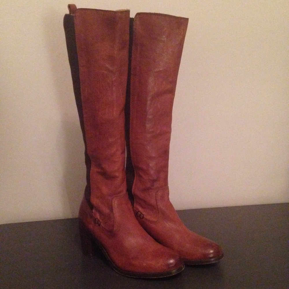 Frye Janis Gore Tall Leather Boot